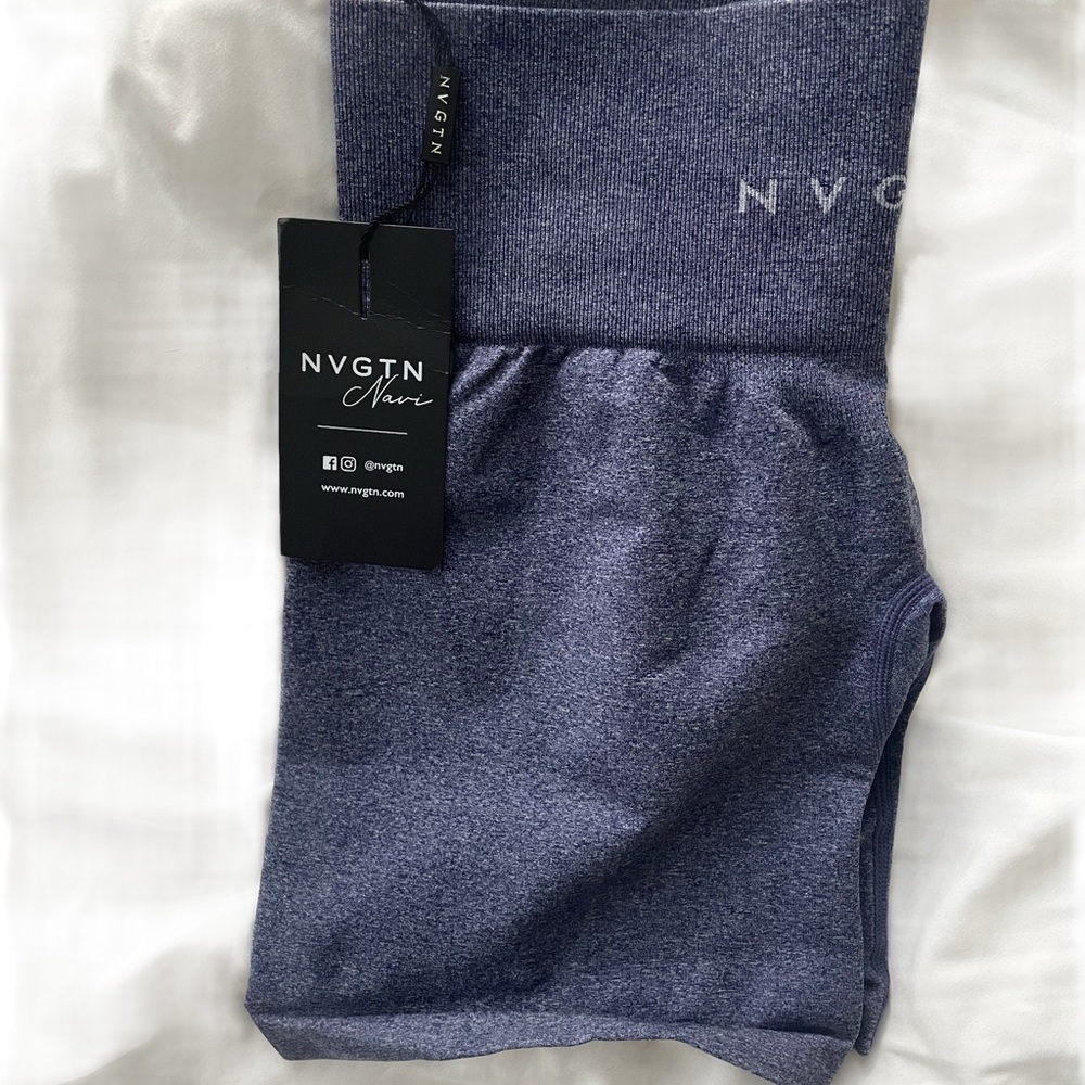 NVGTN pro shorts in shade ‘indigo’ size Small.